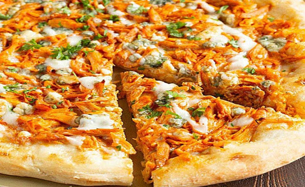 Order Buffalo Chicken Pizza - Medium 12'' food online from My Wife Pizza & More store, Fredericksburg on bringmethat.com