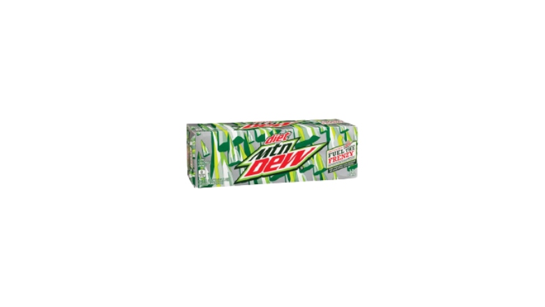 Order 12 Pack Mountain Dew Diet food online from Huck store, Fairview Heights on bringmethat.com