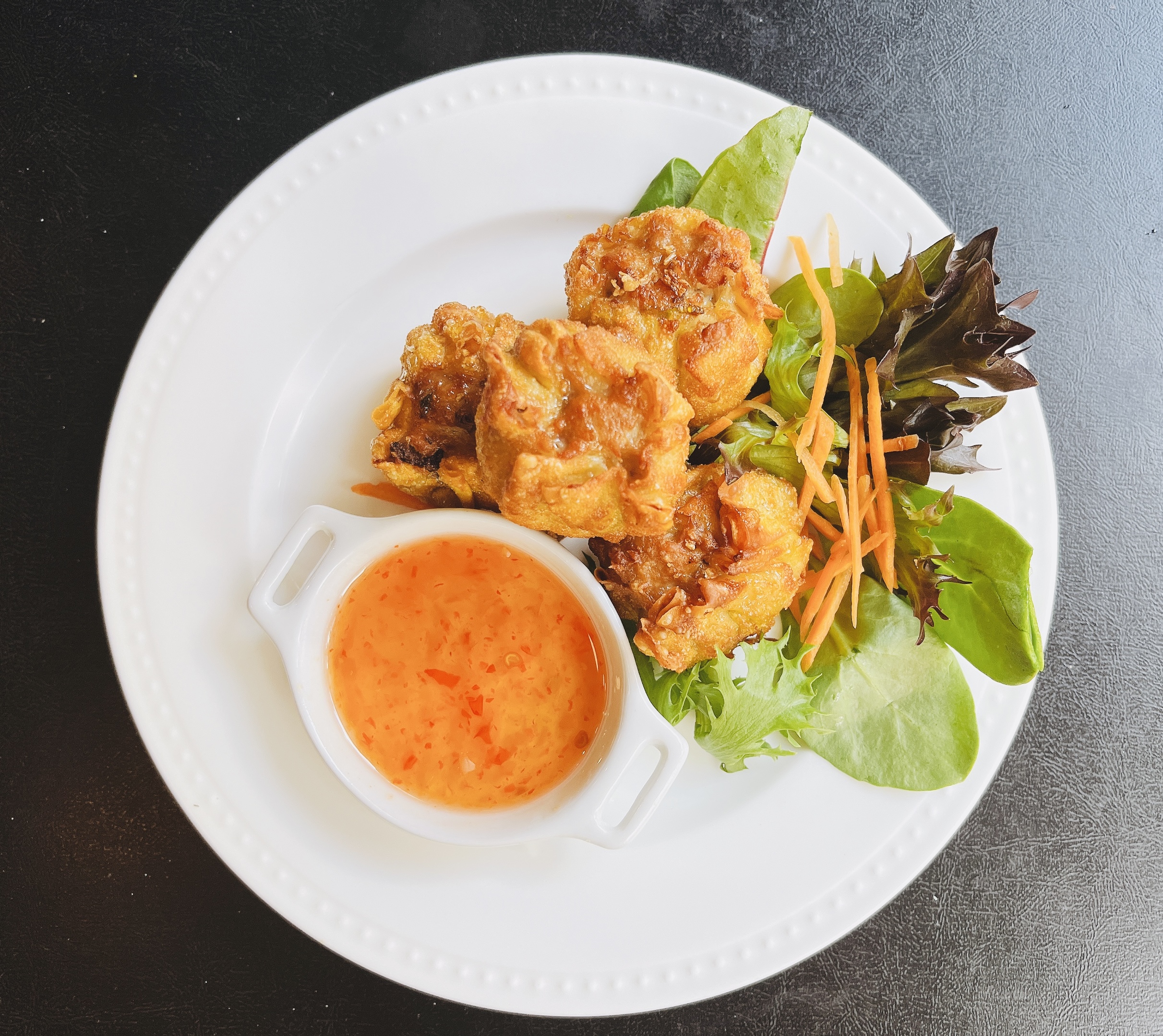 Order Chicken Fritters food online from Thai peppercorn store, New York on bringmethat.com