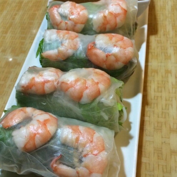 Order Shrimp Spring Rolls (2) food online from Pho Saigon Star store, San Diego on bringmethat.com