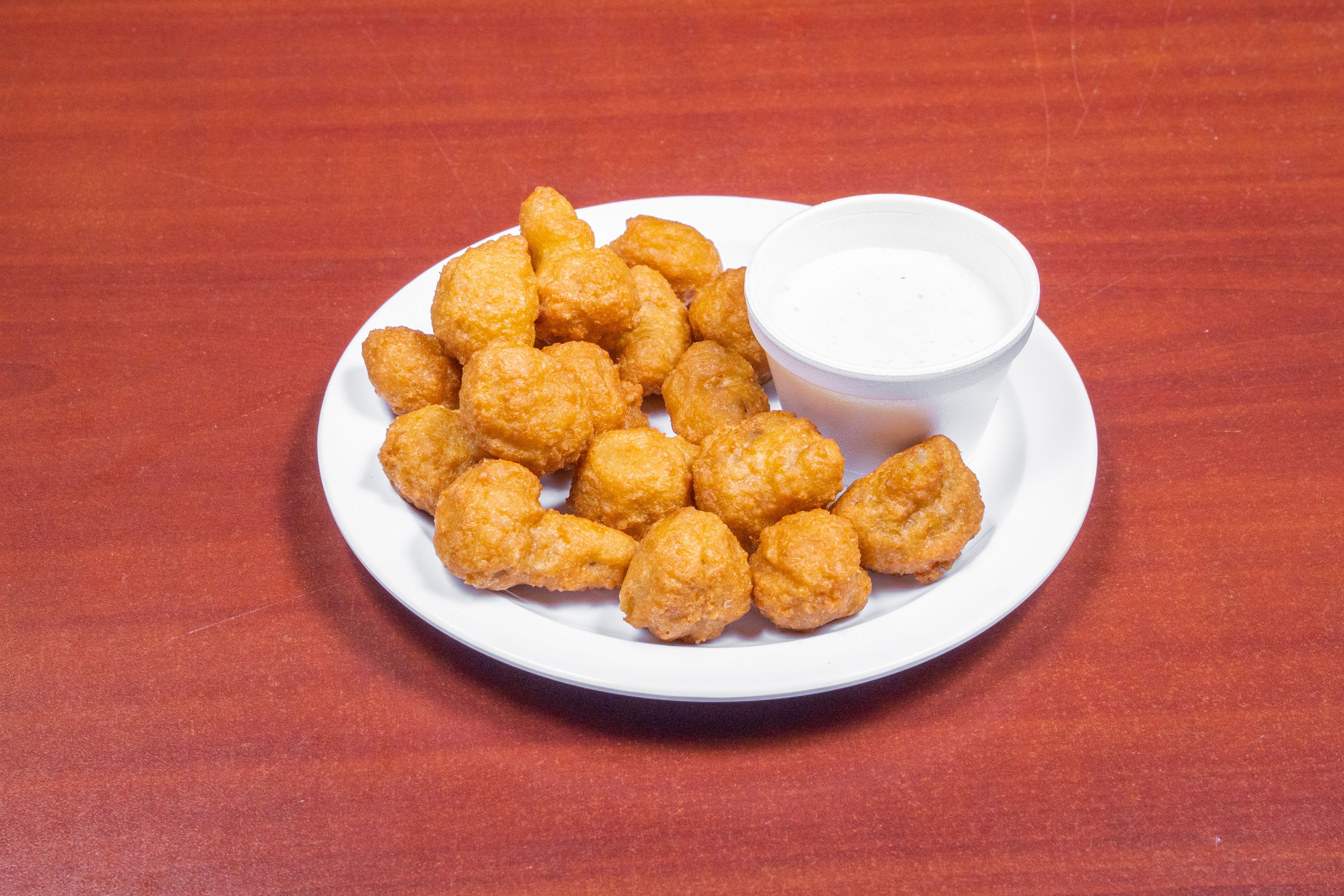 Order Fried Mushrooms - Appetizer food online from Brothers Pizza Express store, Magnolia on bringmethat.com