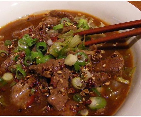 Order Szechuan Beef food online from Tra Ling Oriental Cafe store, Boulder on bringmethat.com