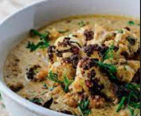 Order Roasted Cauliflower Soup (GF) (V) (VG) food online from Branded Saloon Catering store, Brooklyn on bringmethat.com