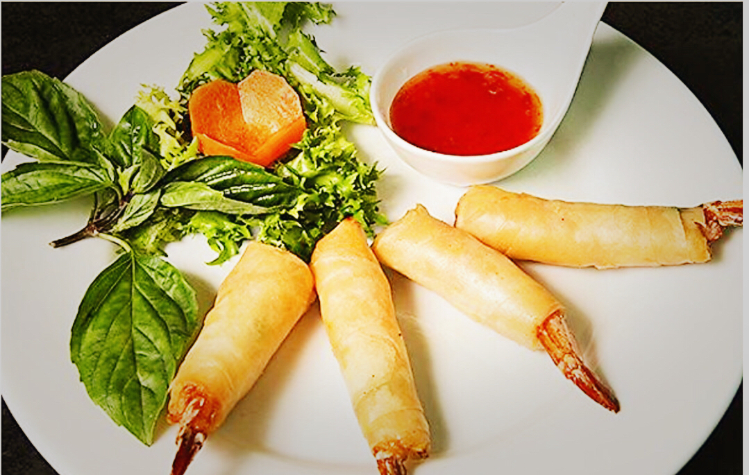 Order 17. Shrimp Mermaid food online from Thai Lemongrass & Sakura Sushi store, New York on bringmethat.com