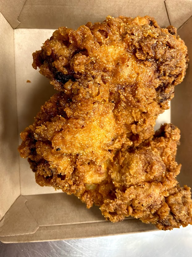Order ADD CRISPY THIGH food online from Chicken Ranch store, University Heights on bringmethat.com