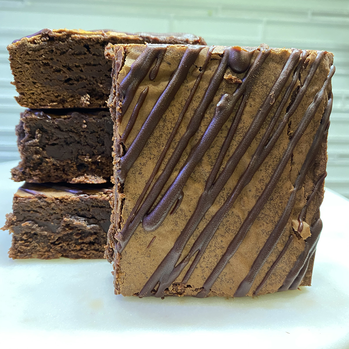 Order Two Giant Triple Chocolate Brownies food online from Dave Sugar Rush store, Buffalo on bringmethat.com
