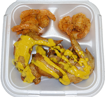 Order Chicken wings with Shrimp Dinner food online from Mid-East Cafe And Restaurant Llc store, Akron on bringmethat.com
