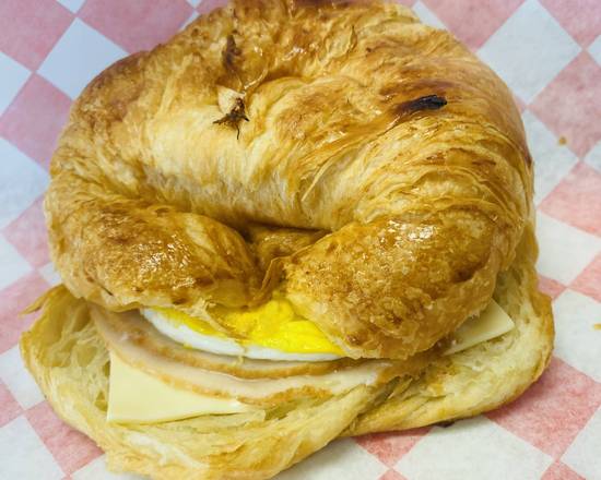 Order Turkey, Egg and Cheese Sandwich food online from Bosa Donuts store, Phoenix on bringmethat.com