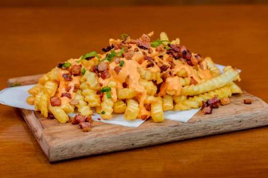 Order Bacon Cheese Fries food online from Top Notch Sandwiches store, Dallas on bringmethat.com