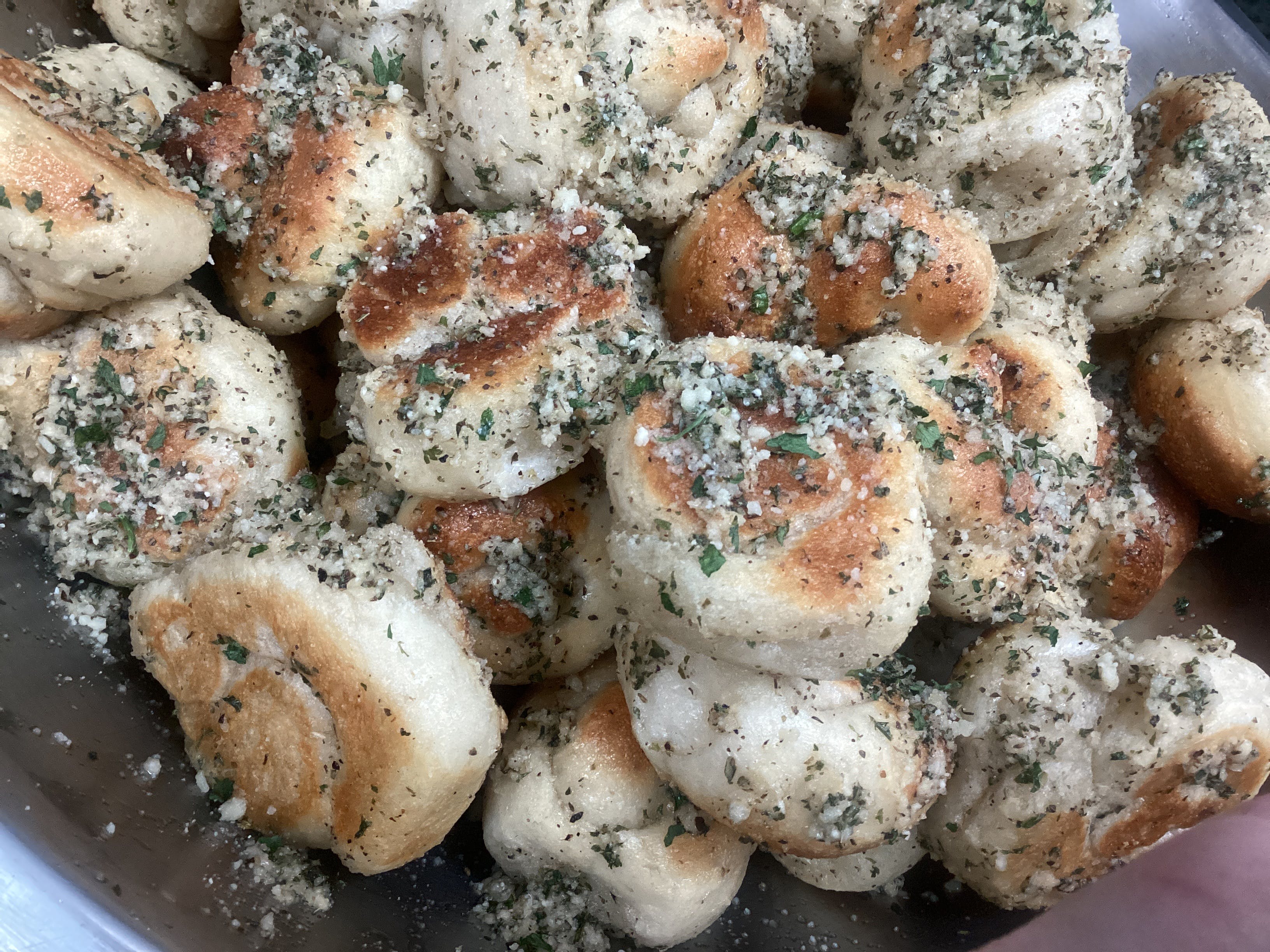 Order Garlic Knots - 6 Pieces food online from Pizza Boss store, Deer Park on bringmethat.com
