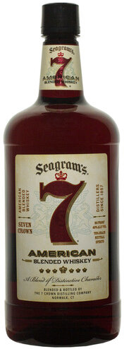 Order Seagram's 7 Crown Blended Whiskey 750ml food online from Bws Beverage 2 store, Chicago on bringmethat.com