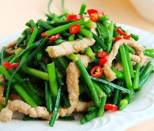 Order Pork with Chives 韭菜炒肉 food online from Hunan Gate store, Arlington on bringmethat.com