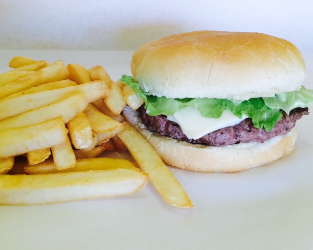 Order Cheeseburger Plate food online from Iris Restaurant   store, Medford on bringmethat.com