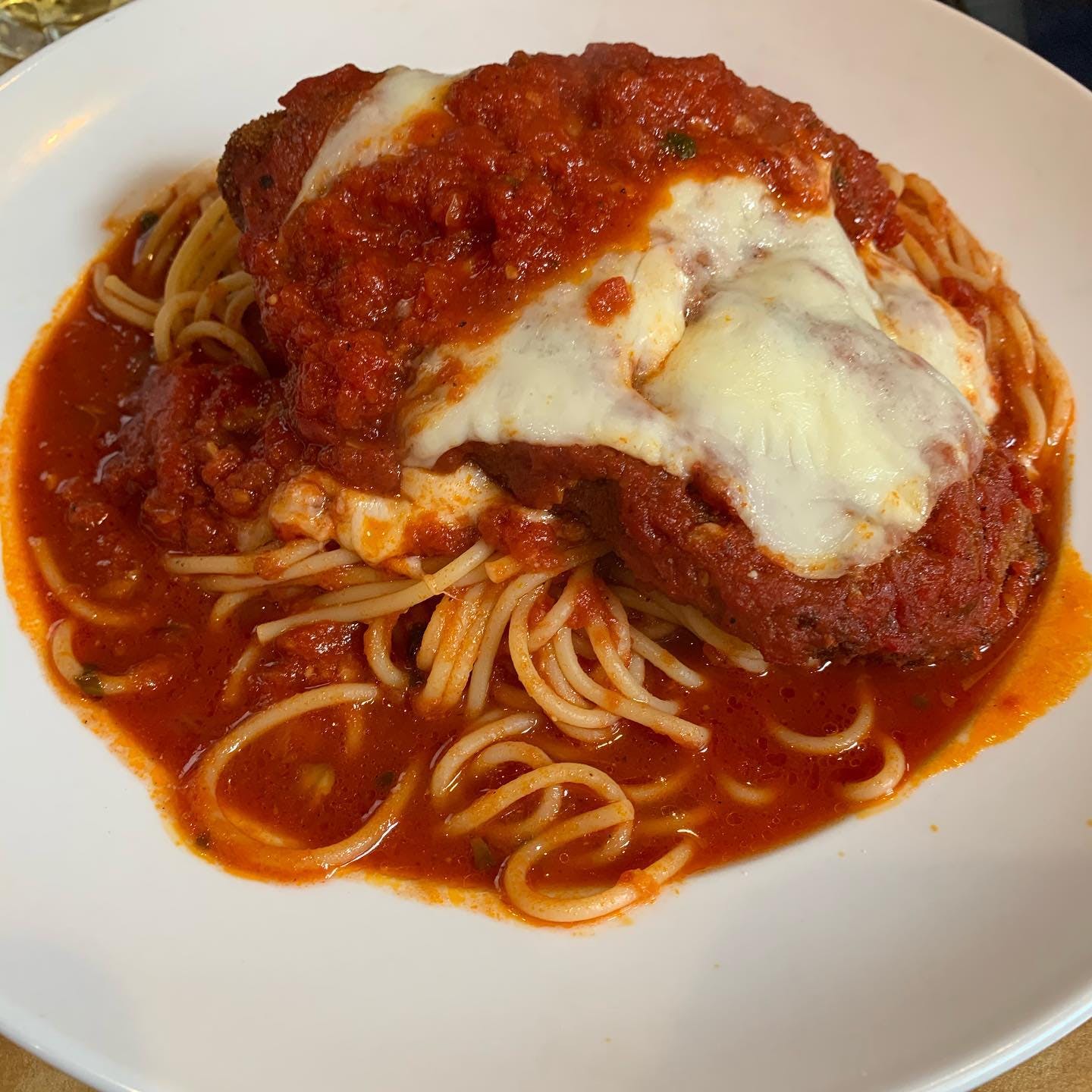 Order Chicken Parmigiana - Entree food online from Zappia Cucina & Brick Oven Pizza store, Summit on bringmethat.com