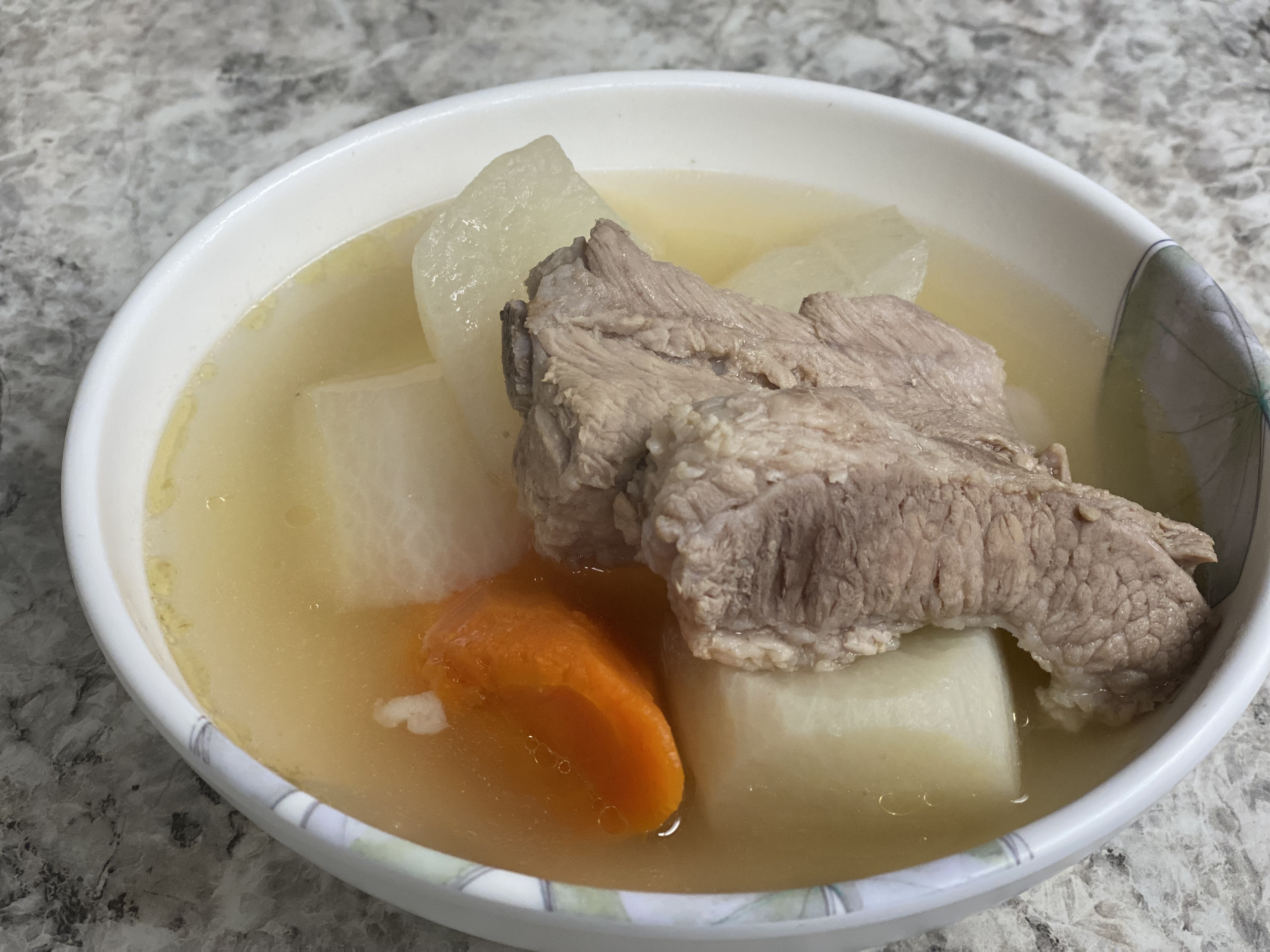 Order S-08. Pork & Daikon Soup 蘿蔔排骨湯 food online from Uncle Chen Primetime store, State College on bringmethat.com