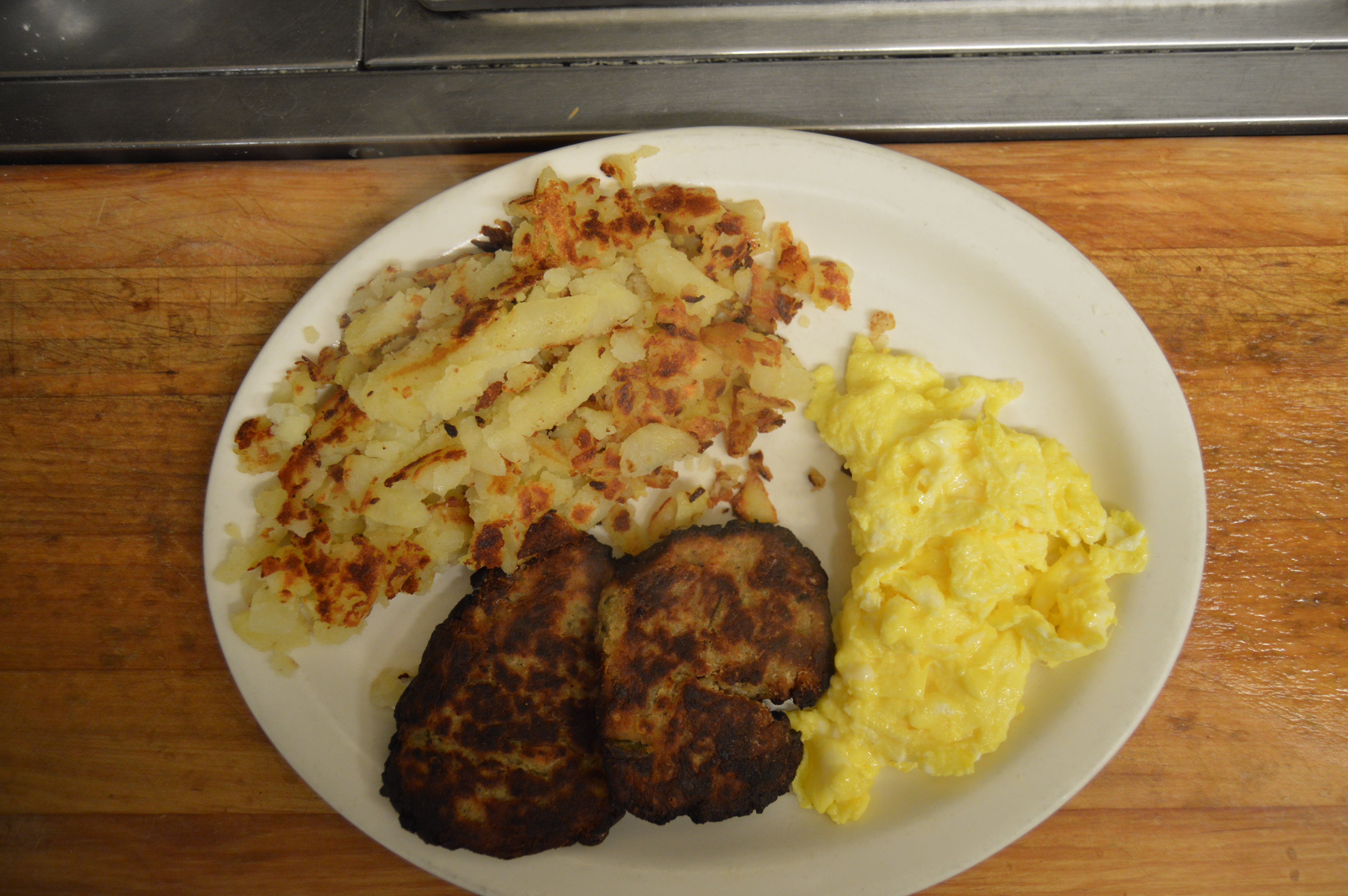 Order Salmon Patties Breakfast food online from Angelas Family Restaurant store, Cleveland on bringmethat.com