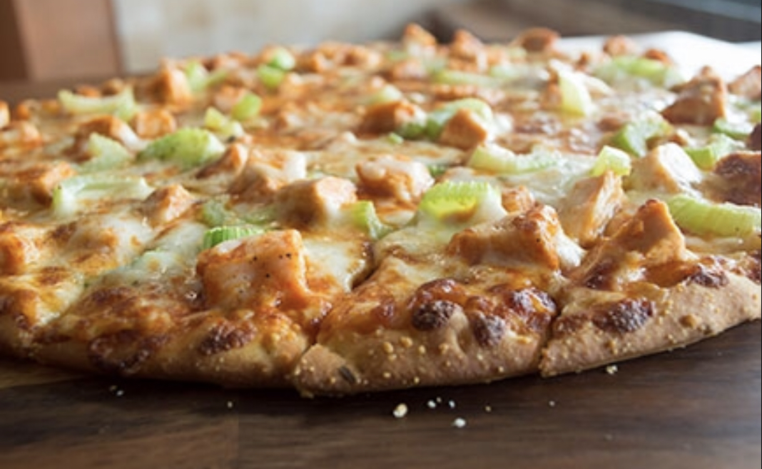 Order Buffalo Chicken Thin Crust Pizza food online from Nancy Pizza store, Roselle on bringmethat.com