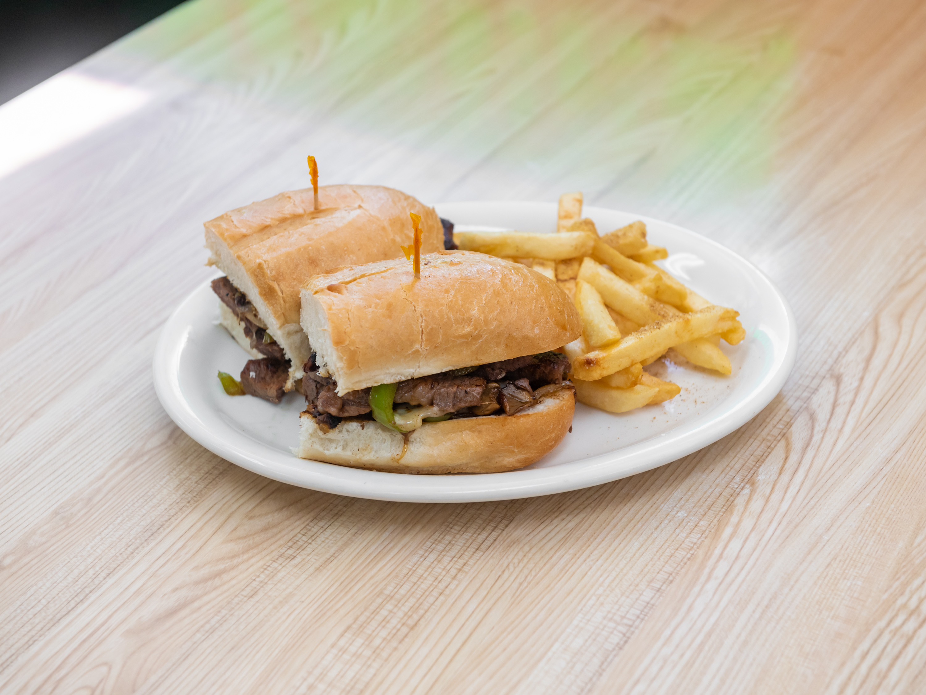 Order Philly Cheese Steak food online from Boulevard Cafe store, Palmdale on bringmethat.com