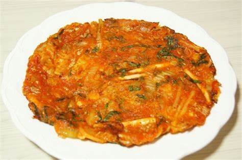 Order 김치전 Kimchi Pancake food online from Duri Pocha store, Ridgefield on bringmethat.com