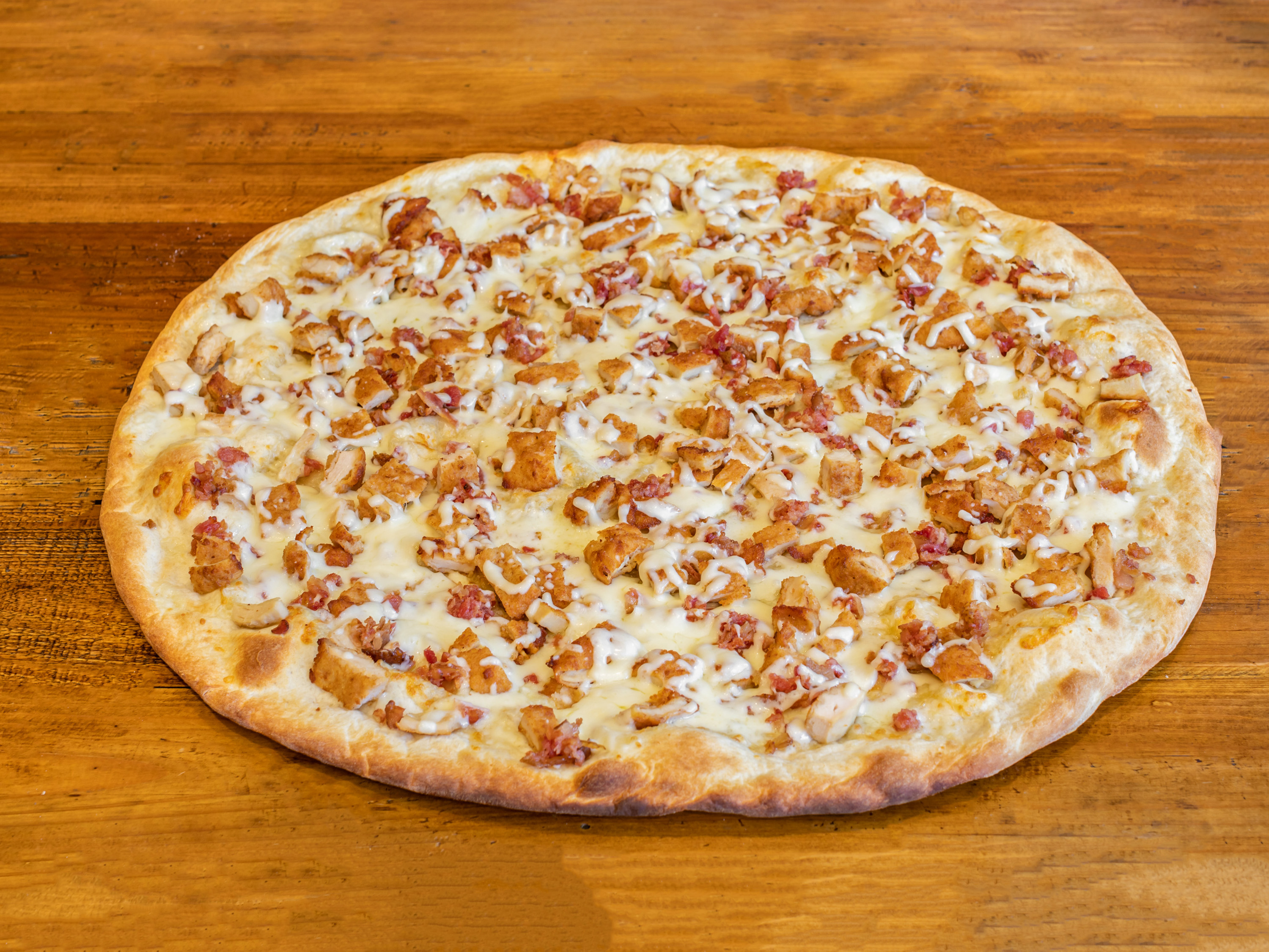 Order Chicken Bacon Ranch Pizza food online from Brick Oven Pizza store, Dobbs Ferry on bringmethat.com