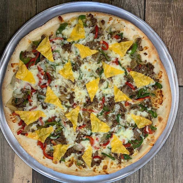 Order Taco Pizza - Medium 16" food online from Tosco store, New Windsor on bringmethat.com