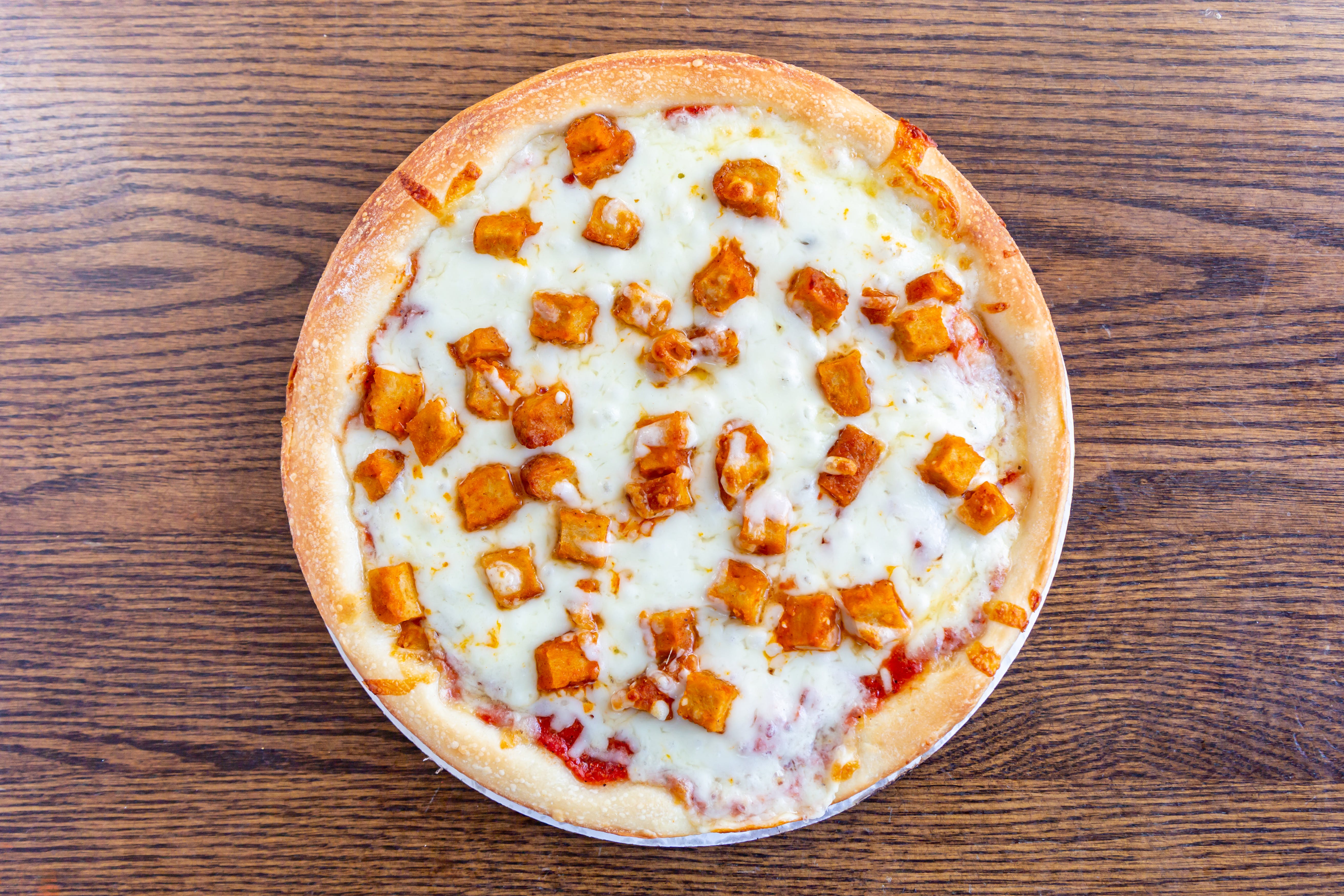 Order Buffalo Chicken Pizza - Small 10'' (8 Slices) food online from South Whitney Pizza store, Hartford on bringmethat.com