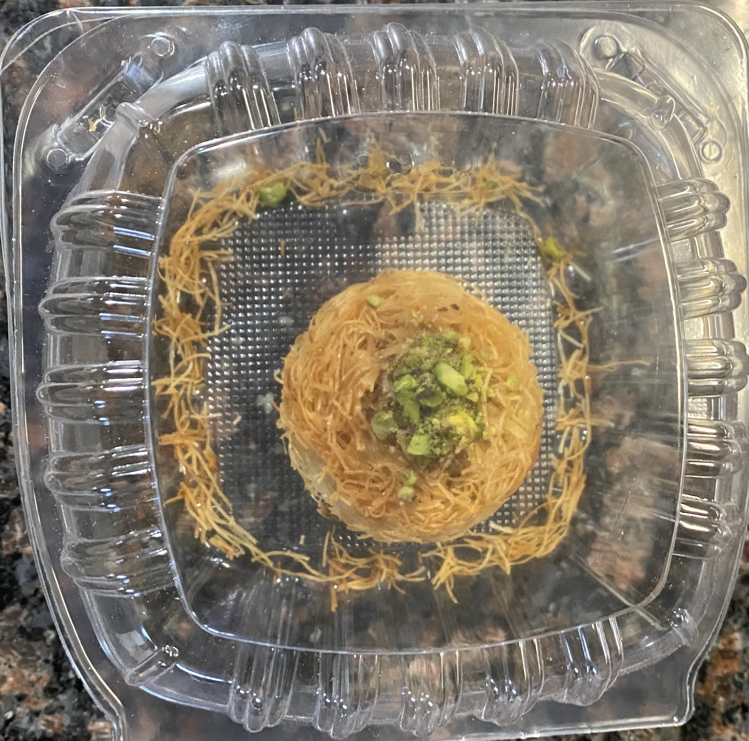Order   Kunafa  food online from La Pizza And Mediterranean Kitchen store, East Los Angeles on bringmethat.com