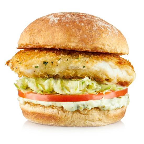 Order Wild Alaskan Cod Sandwich food online from Burger Lounge store, Campbell on bringmethat.com