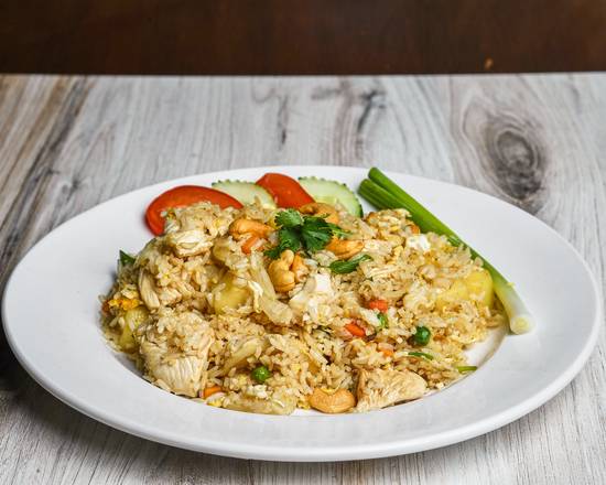 Order Pineapple Fried Rice food online from Bann Thai Restaurant store, Indiana on bringmethat.com