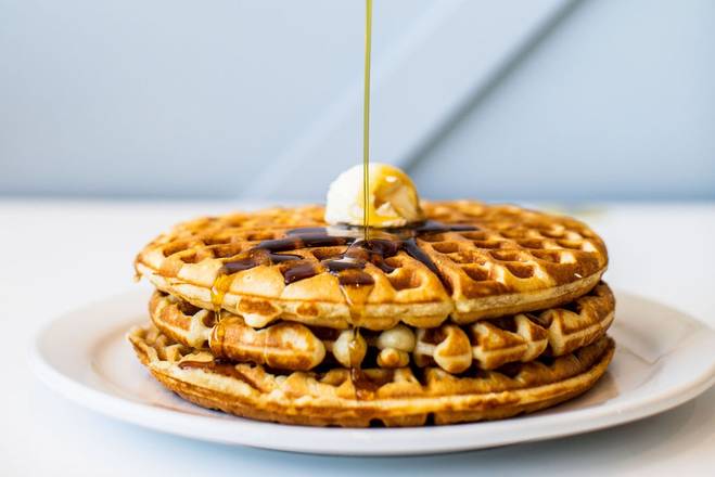 Order Old Fashioned Malted Waffle food online from Over Easy store, Phoenix on bringmethat.com