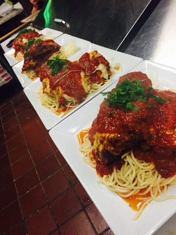 Order Spaghetti and Meatballs food online from Napolitano's Brooklyn Pizza store, Cranston on bringmethat.com