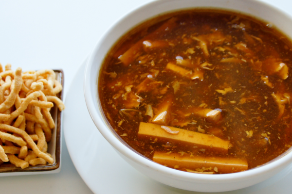 Order 16. Hot and Sour Soup food online from Chef Ming's Kitchen store, Beverly Hills on bringmethat.com