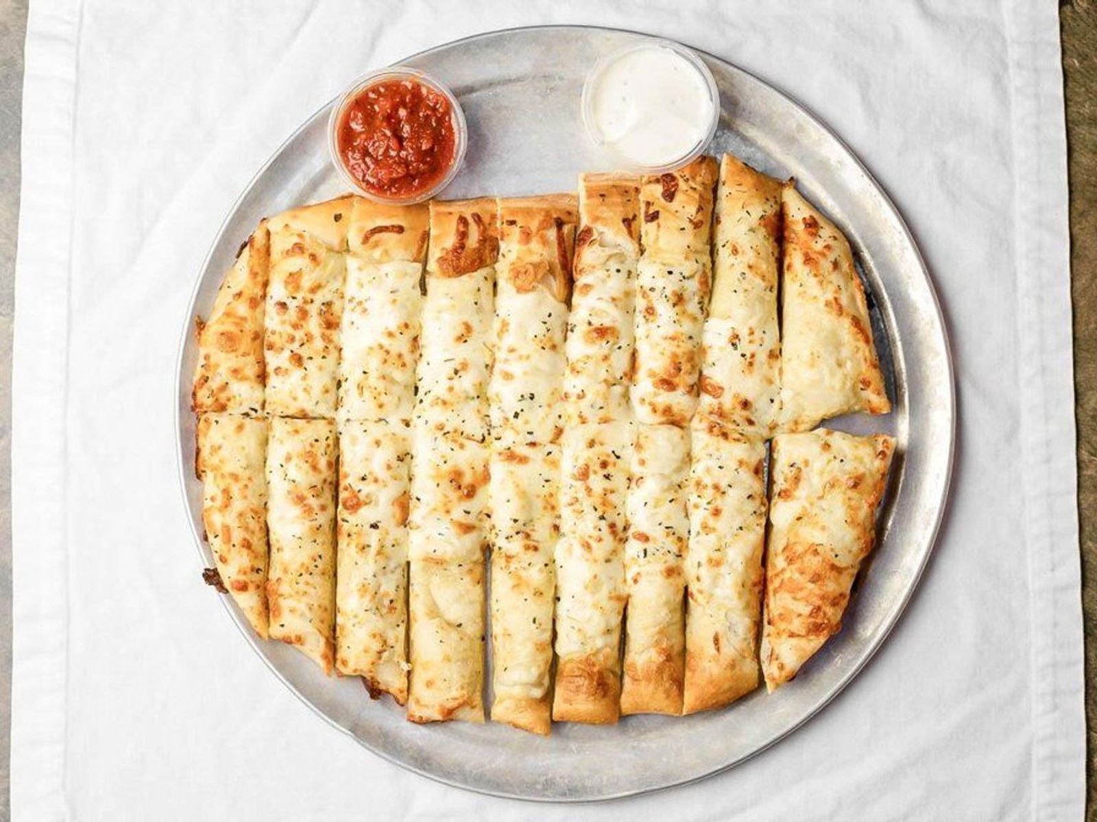 Order Home Slice's Cheese Bread food online from Homeslice Pizza store, Toledo on bringmethat.com