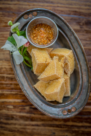 Order Tofu Triangles food online from Ithai bangkok street food catering store, San Francisco on bringmethat.com