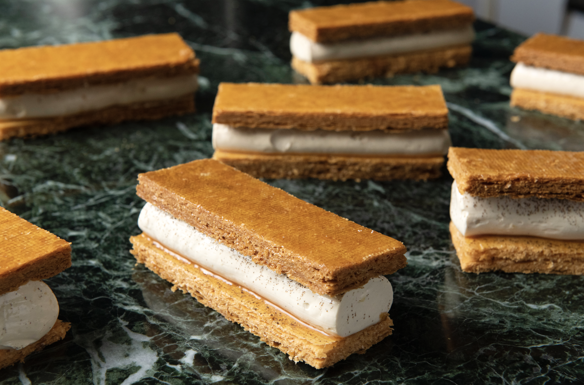 Order 100% Vanilla Mille Feuille (serves 1) food online from Sweet Rehab store, New York on bringmethat.com