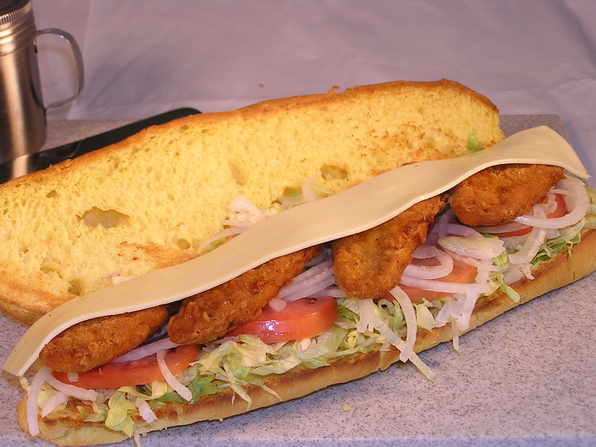 Order Chicken Sub food online from Calz Pizza Subs & Chicken Wings store, Virginia Beach on bringmethat.com
