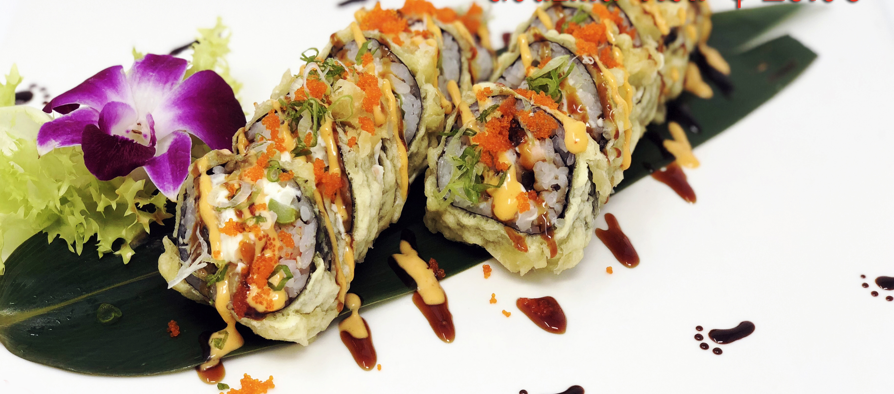 Order Godzilla Roll food online from Izumi Japanese Restaurant store, Youngstown on bringmethat.com