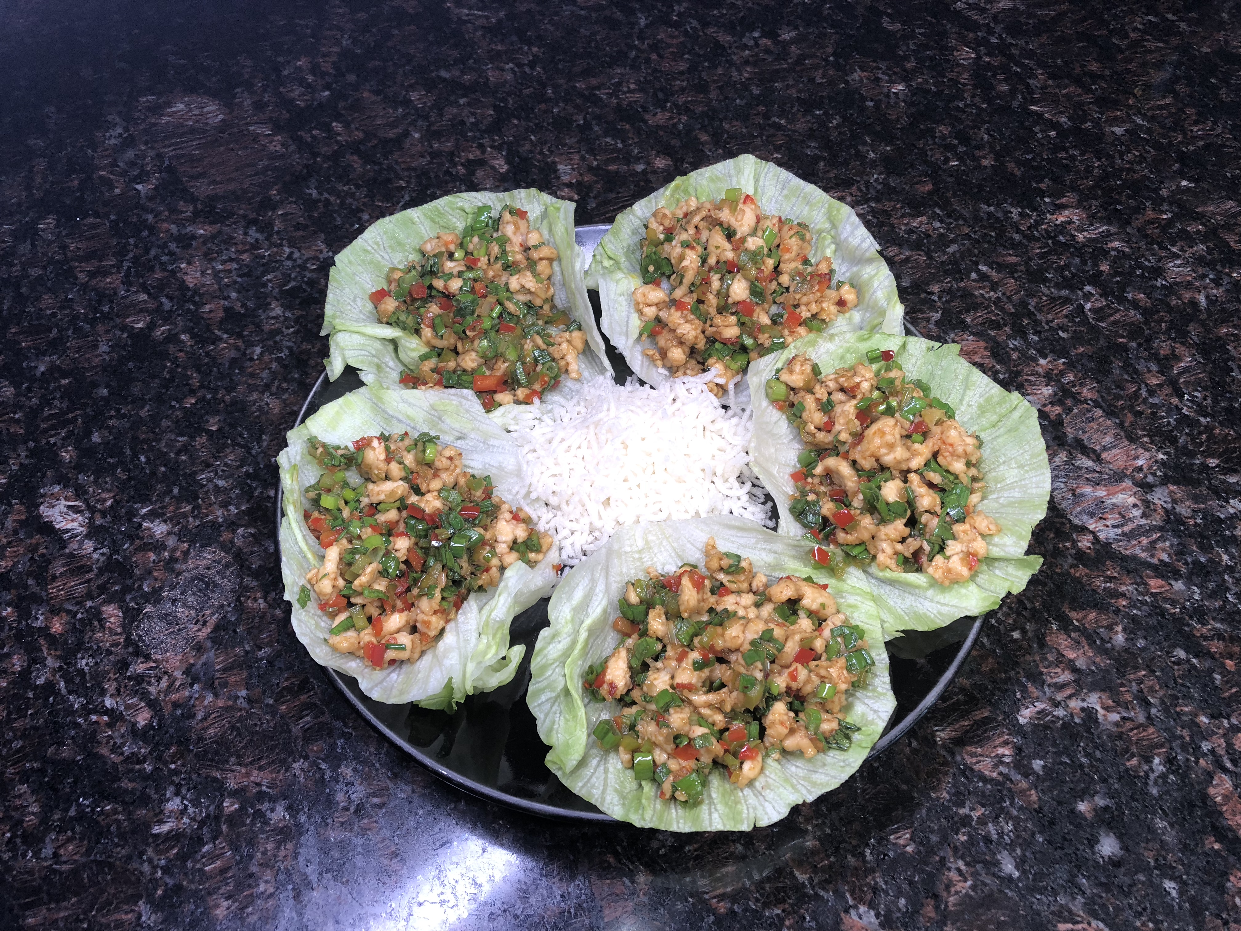 Order 5 Minced Chicken with Lettuce food online from Taipei Express store, Houston on bringmethat.com