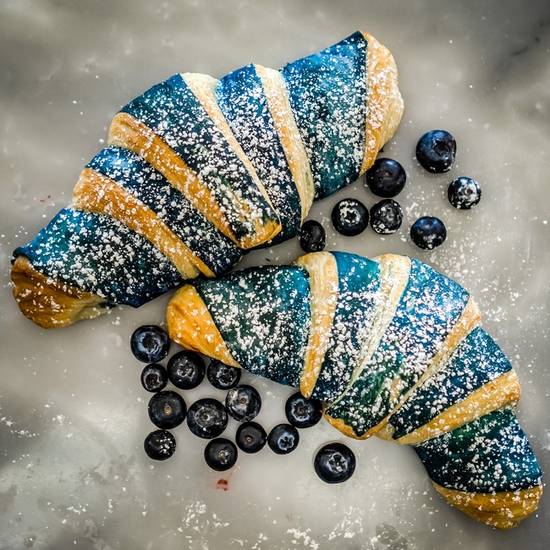 Order Vegan Blueberry Croissant food online from Squarz Bakery & Cafe store, Tempe on bringmethat.com