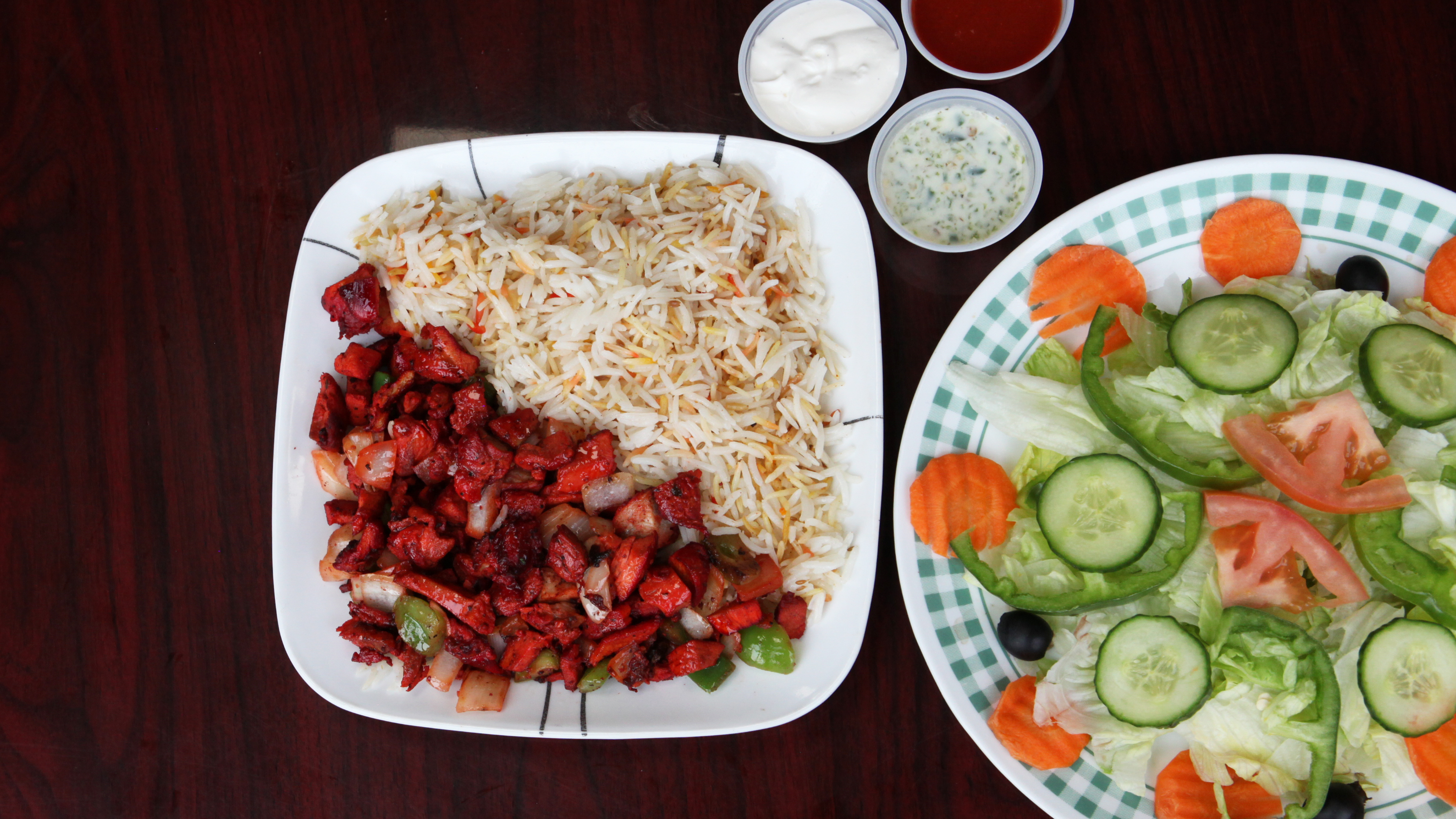 Order 3. Chicken Gyro Lunch Plater  food online from Peshawri Kebab store, Waltham on bringmethat.com