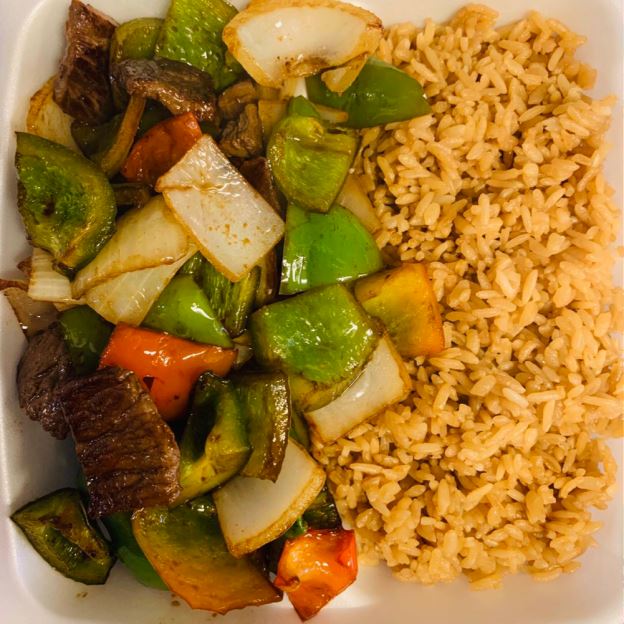 Order Green Pepper Steak  food online from Kyoto Japanese Express store, Lynchburg on bringmethat.com