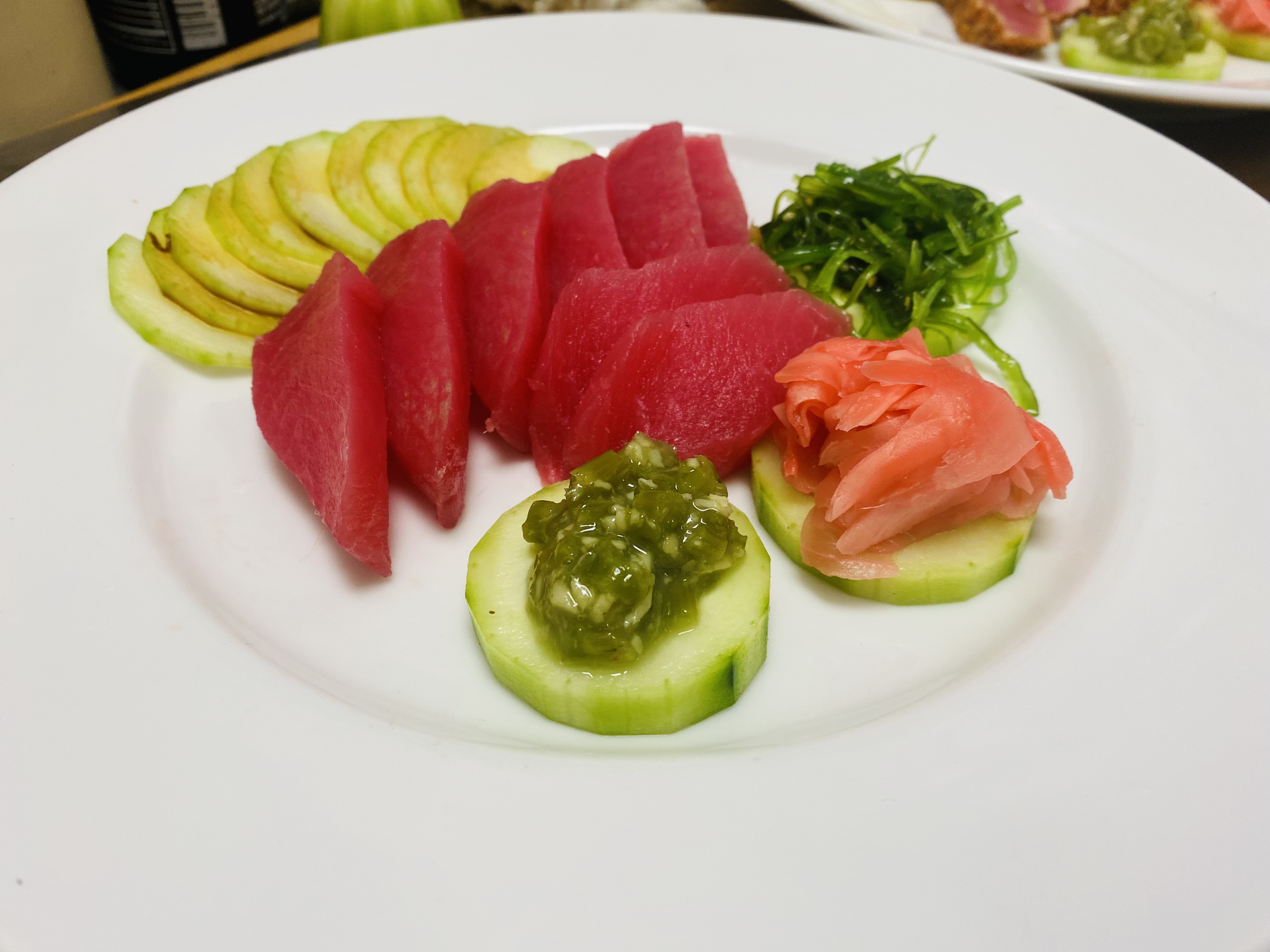 Order Tuna Sashimi (7 Piece) food online from 760 Sushi Bros store, Victorville on bringmethat.com
