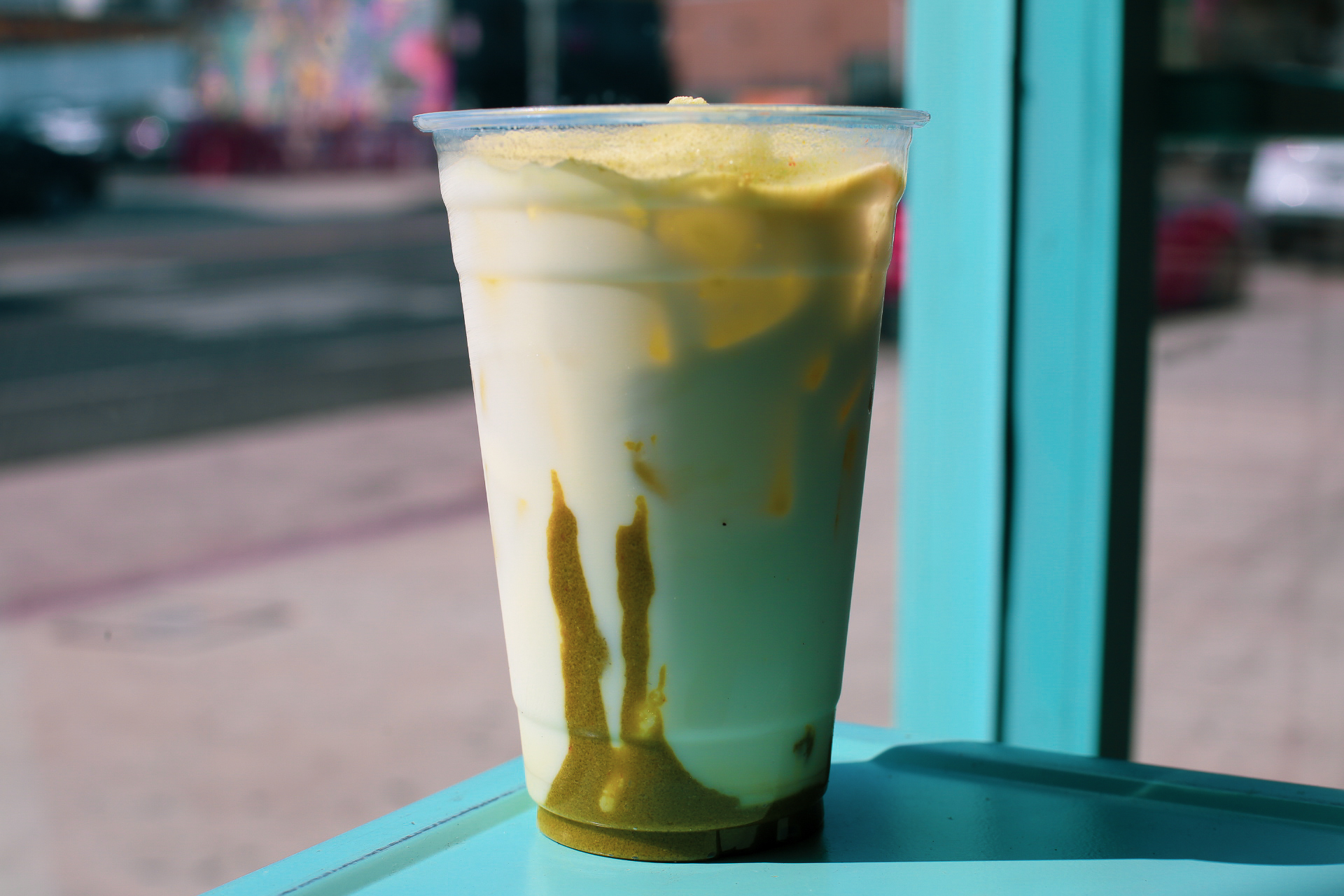 Order Iced Matcha Latte  food online from Yallatizers store, Los Angeles on bringmethat.com