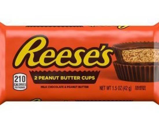 Order Reeses Peanut Butter Cup 1.5 oz food online from Rebel store, Las Vegas on bringmethat.com