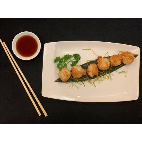 Order Crispy Shrimp Shumai (6) food online from Feng Asian Bistro & Hibachi store, Millbury on bringmethat.com