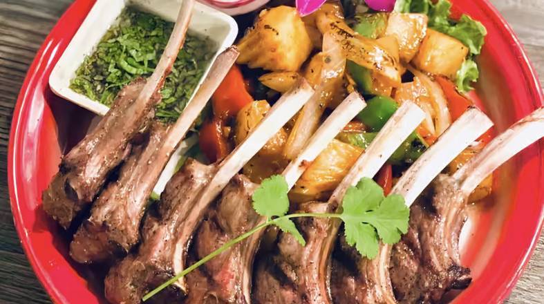 Order Grilled Lamb food online from May Thai Kitchen store, Alameda on bringmethat.com