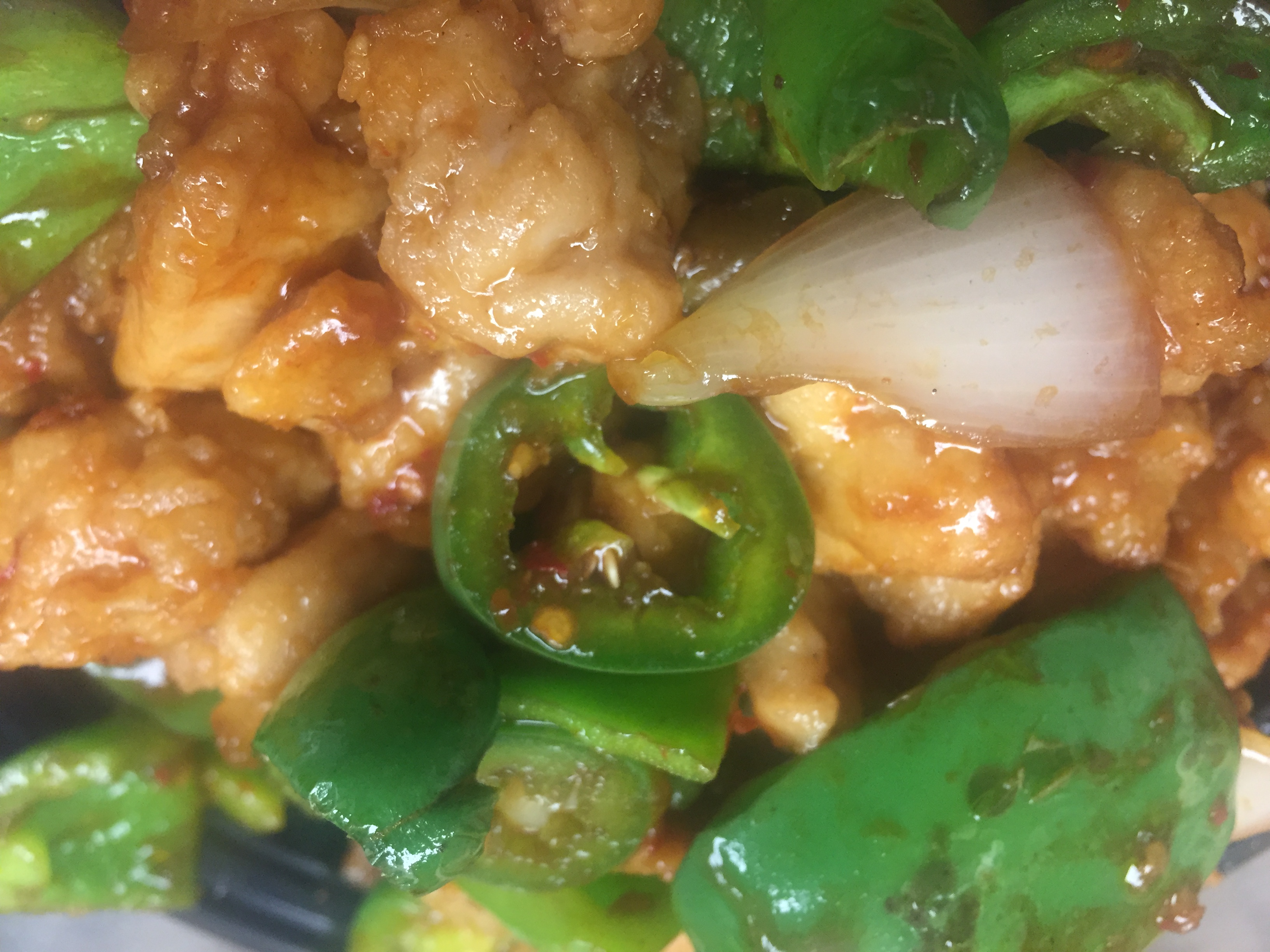 Order Spicy Chicken with Green Pepper Dinner food online from Hunan Gourmet store, Frederick on bringmethat.com