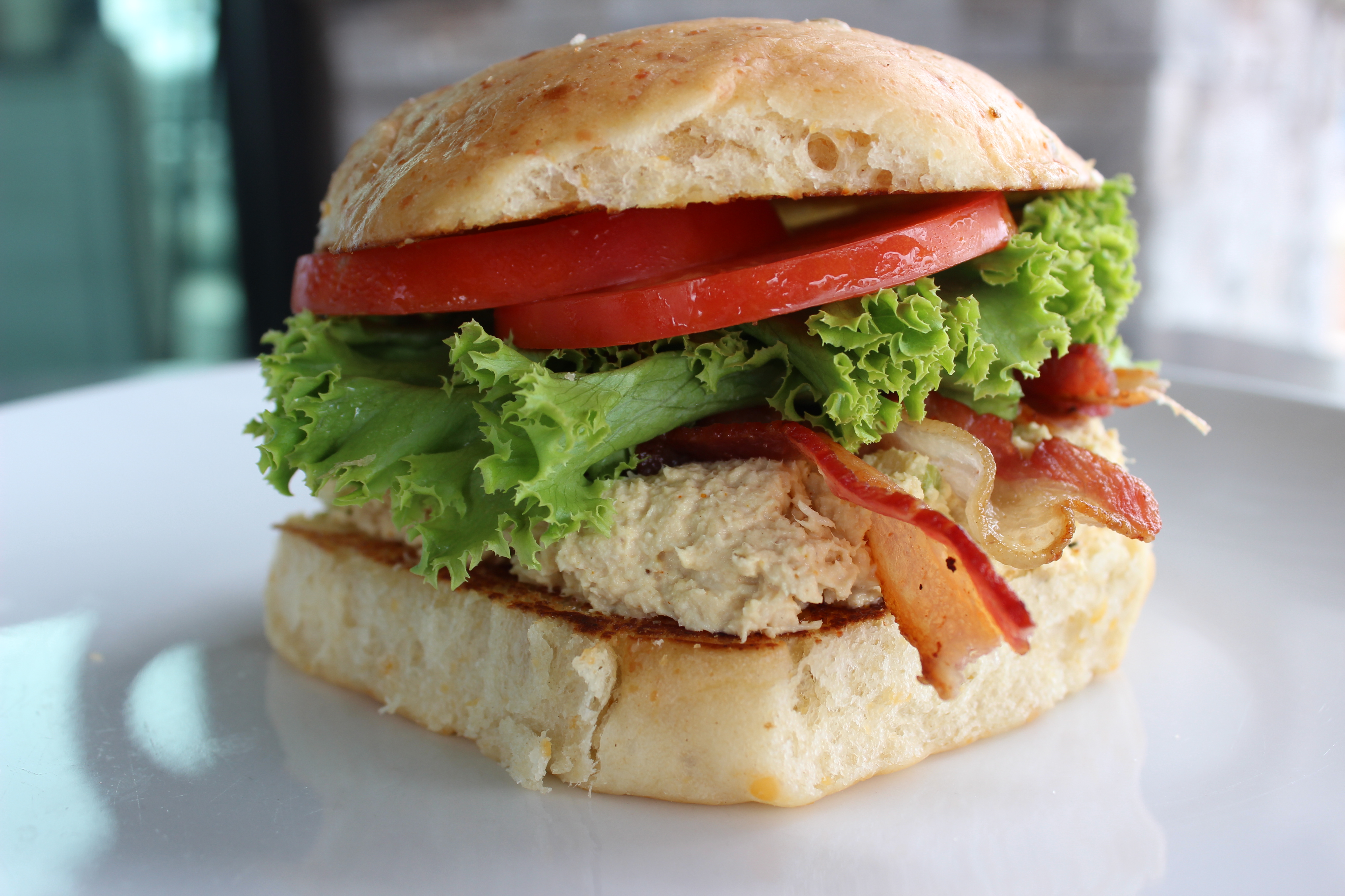 Order The Chicken Salad Sandwich food online from 11|17 store, Mckinney on bringmethat.com
