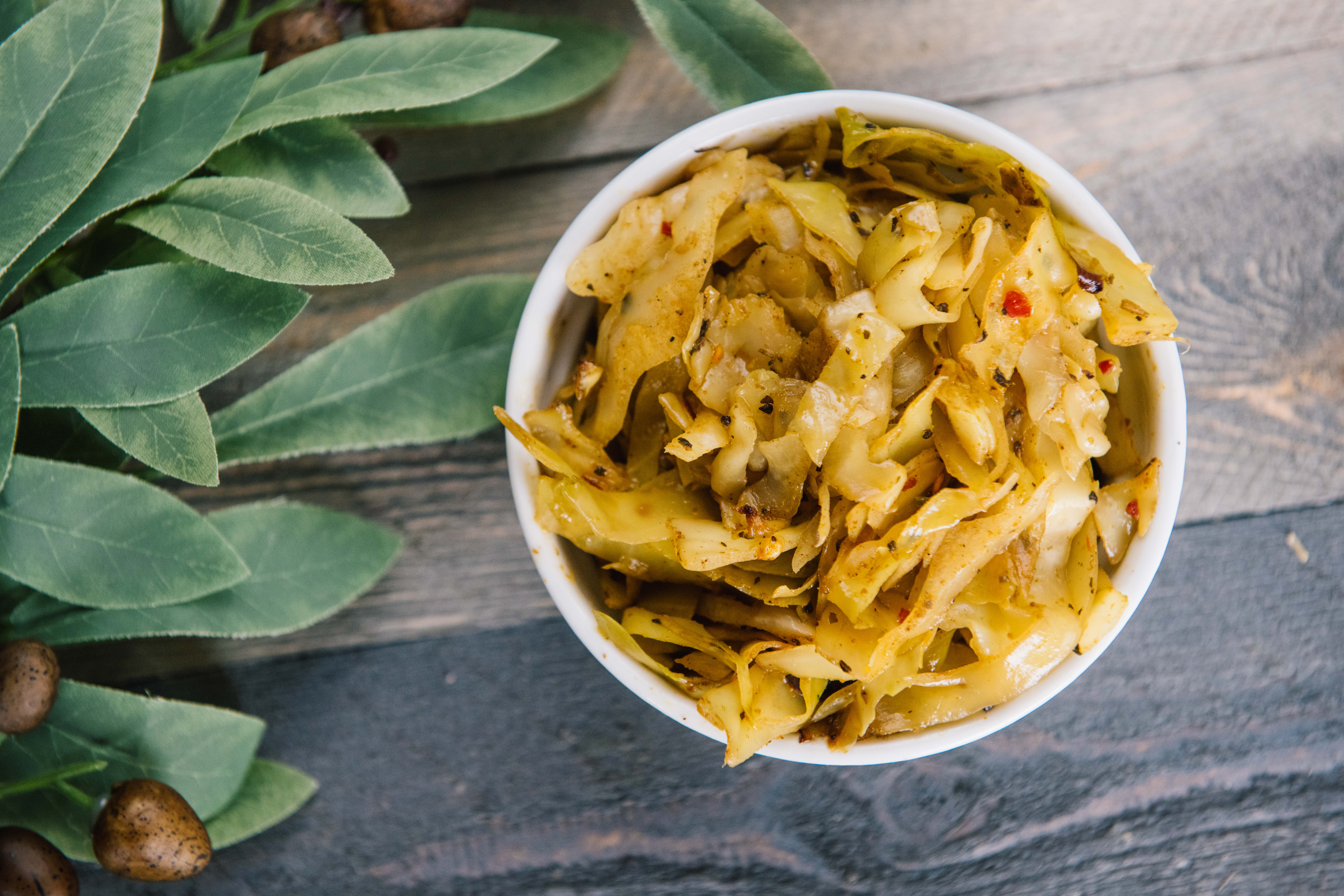 Order Sauteed Cabbage food online from Nuvegan store, Richmond on bringmethat.com