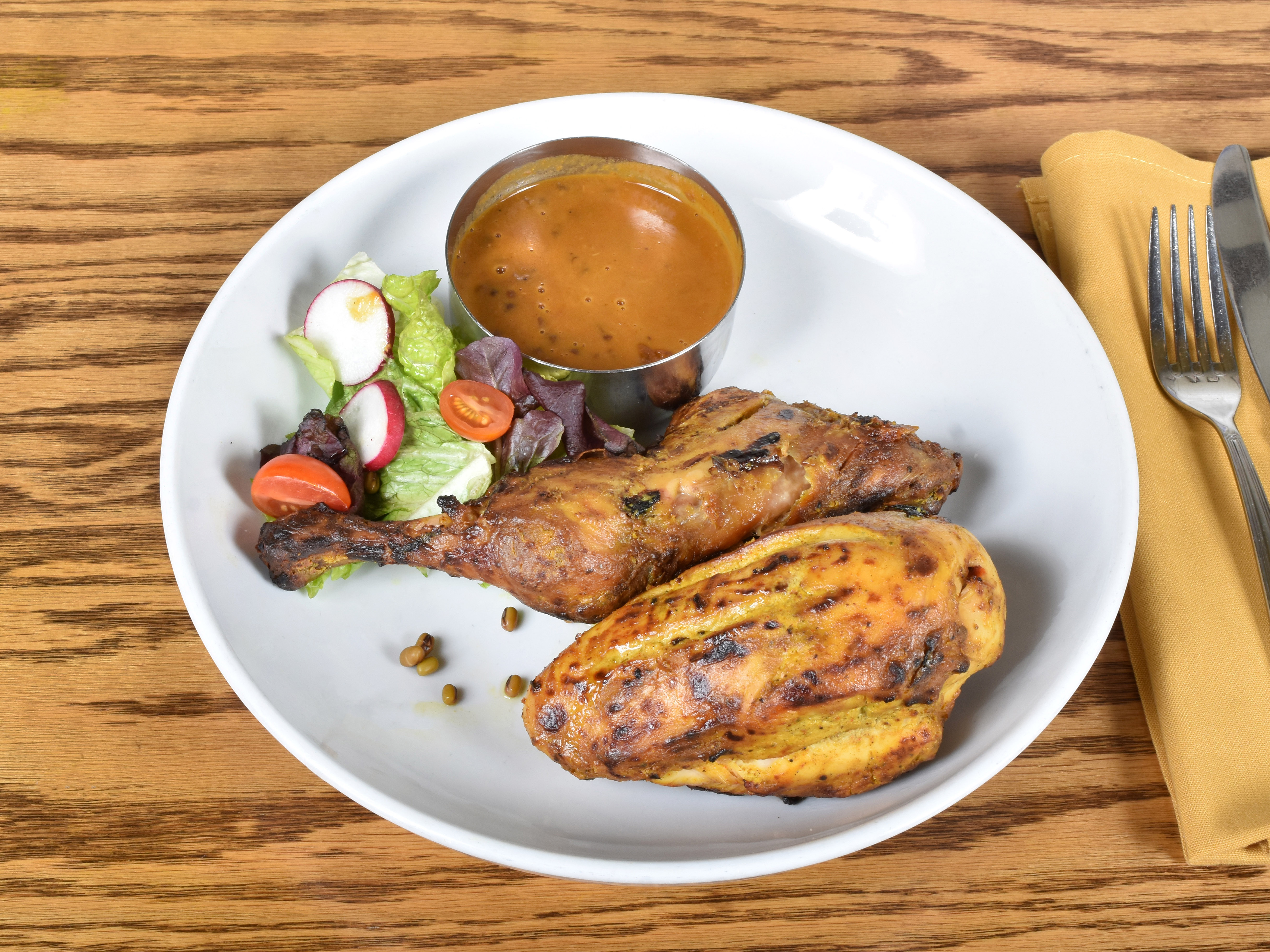 Order Tandoori Chicken food online from Chutney Masala Bistro store, Irvington on bringmethat.com